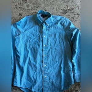 Tommy Hilfiger blue long sleeves shirt
